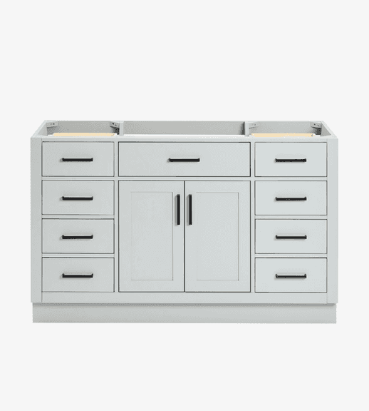 Ariel Hepburn 54 in. Single SinkBase Cabinet in Grey, T054S-BC-GRY | Open Box