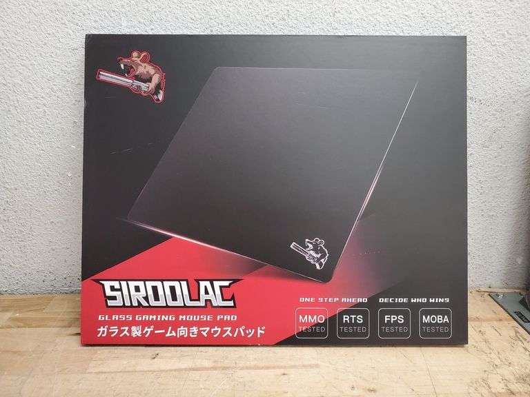 Siroolac Glass Gaming Mouse Pad | Open Box