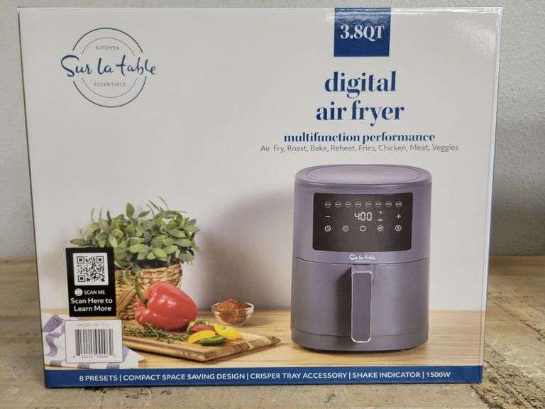 SURLATABLE Digital Air Fryer 3.8QT | Open Box