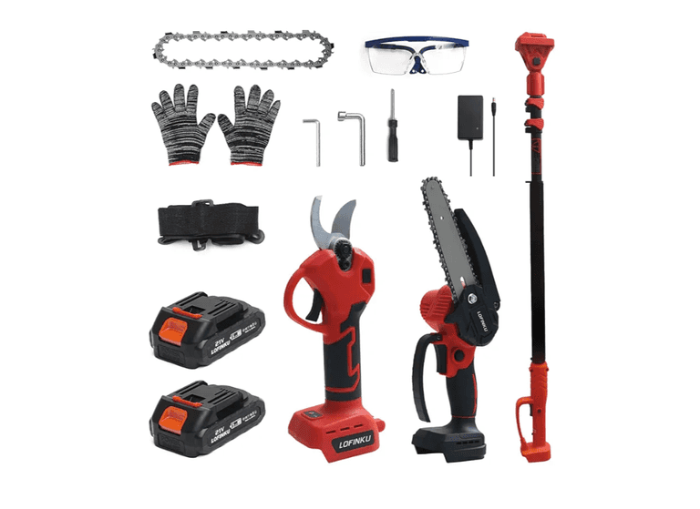 3 In 1 Electric Pruner Kit For Tree Trimming | Open Box - Rio Grande Trade