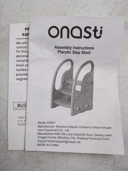 ONASTI Plastic Step Stool For Kids | Open Box