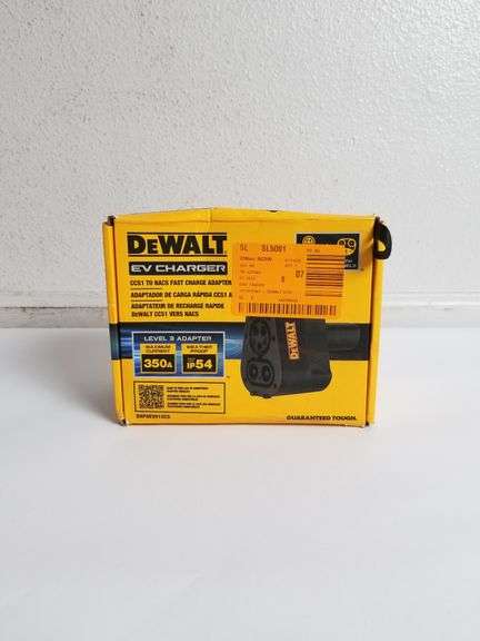 DEWALT EV CHARGER CCS1 To NACS Fast Charge Adapter, 350A, IP54 Waterproof | Open Box