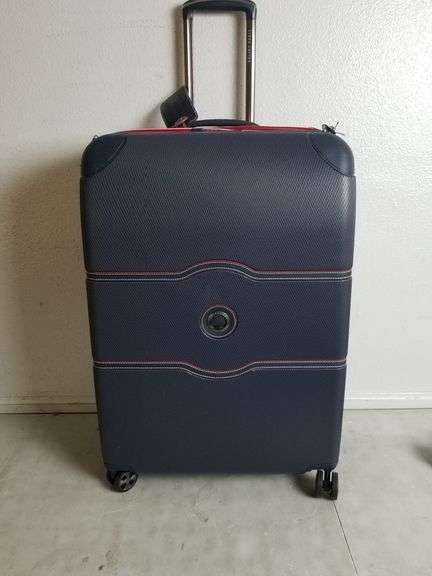 DELSEY PARIS Chatelet Air 2.0 Hardside Luggage With Spinner Wheels, Navy Blue 28" | Open Box