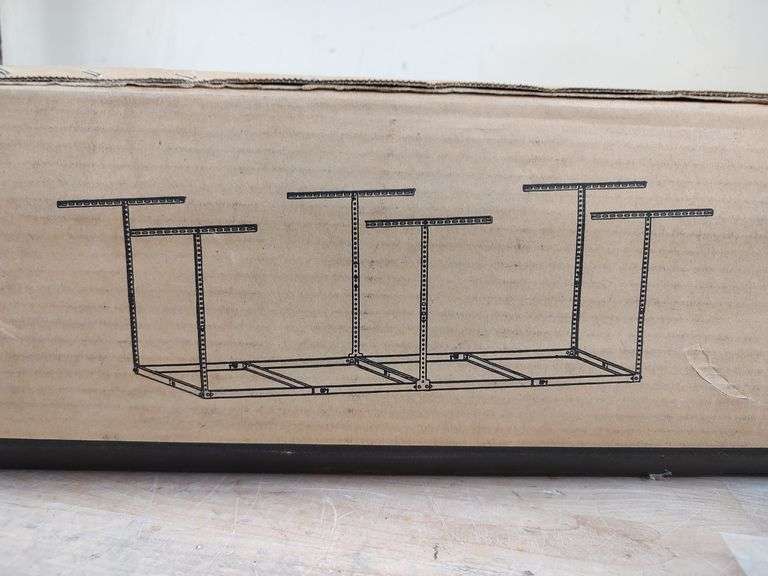 FLEXIMOUNTS Overhead Garage Storage Rack w/o Decking, 4' x 8' | Open Box