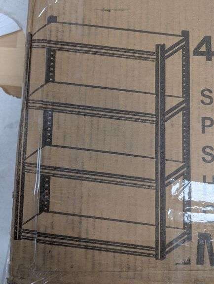 4 Tier Steel Shelving | Open Box - Rio Grande Trade