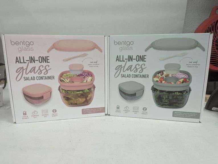 Bentgo All-In-One Glass Salad Glass Container | Like New