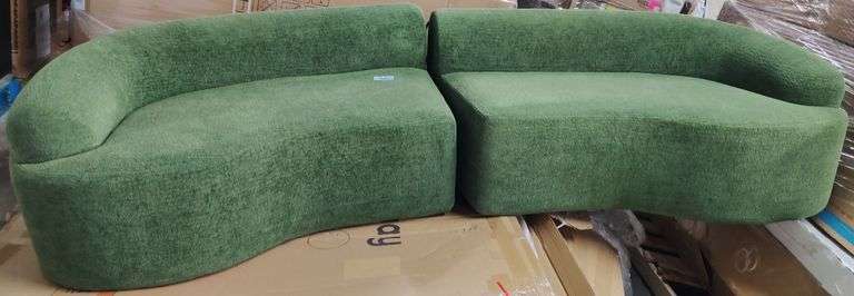 110" Wide Upholstered Floor Sofa | Open Box
