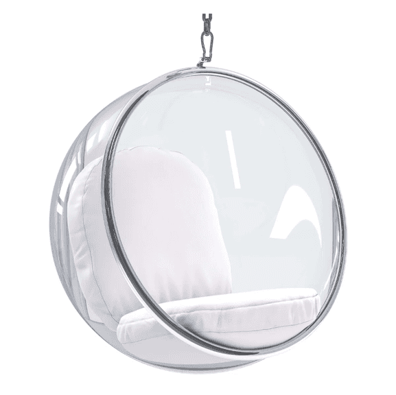 41" Wide Modholic Hanging Bubble Chair | Open Box