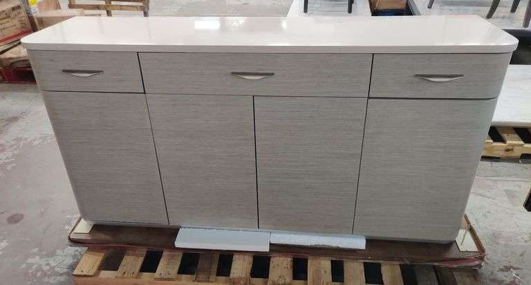 Michael Amini & Kathy Ireland Eclipse Sideboard, 68" W x 34" H x 18" D | Open Box