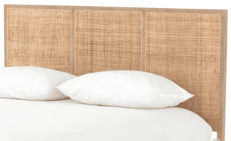Sydney Bed Headboard, Natural Mango, Queen | Open Box