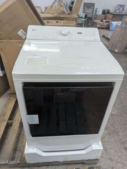 7.3 cu. ft. Ultra Large Capacity Rear Control Gas Dryer with AI Sensing and ThinQ® Smart Features | Like New