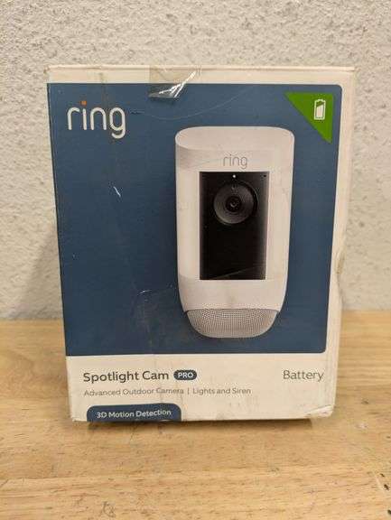 Ring Spotlight Cam Pro, Battery | Open Box | (See Condition Notes)