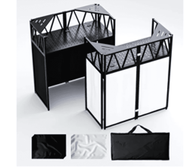 Portable DJ Booth Table | Open Box