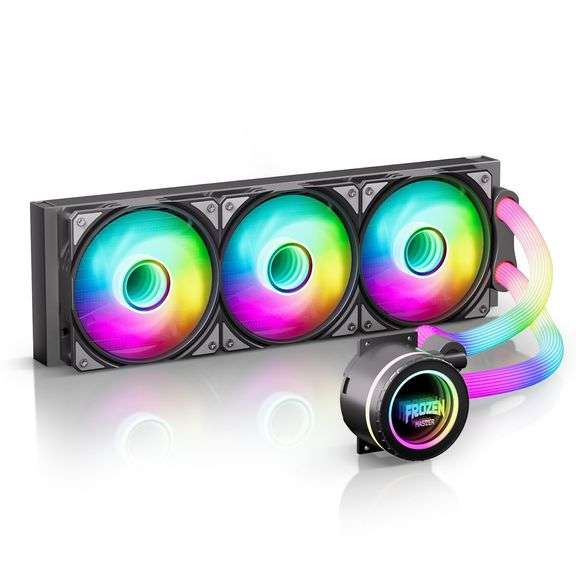 Pixbyto 360mm AIO Liquid CPU Cooler w/360 ARGB | Open Box - Rio Grande ...