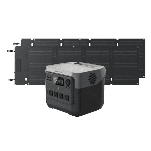 EcoFlow River 2 Pro with 2pcs 45W Solar Panel | Open Box