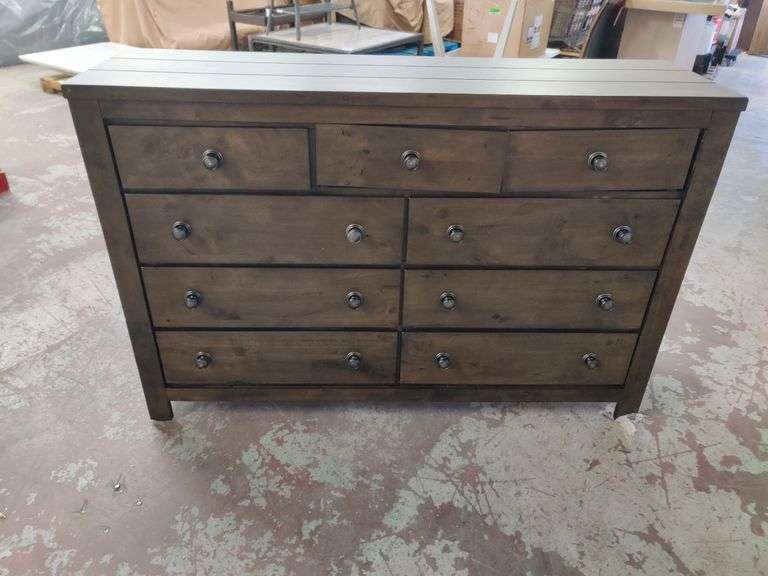 9-Drawer Dresser, 63" W x 42" H x 18" D | Open Box