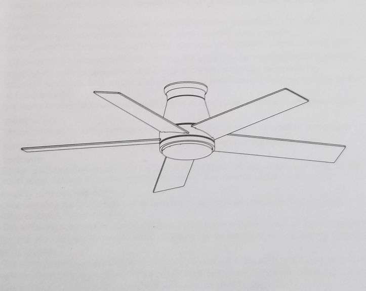 WURZEE 52" Ceiling Fan With LED Light | Open Box