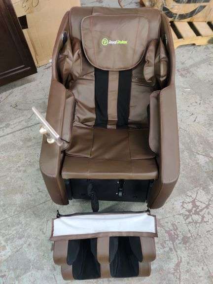Real Relax Full Body Zero Gravity Shiatsu Recliner Electric Massage Chair, Turns On | Open Box | (See Condition Notes)