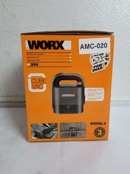 WORX 20V CubeVac Vacuum Cleaner | Open Box | (See Condition Notes)