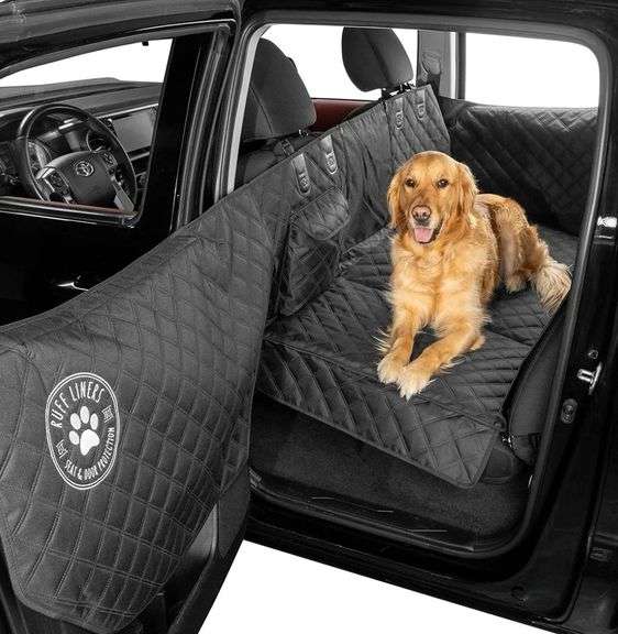 RUFF LINERS Large Back Seat Extender/Cover For Dogs, 4000LB Support | Open Box