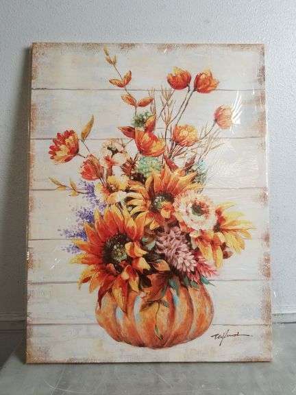 YIDEPOT Sunflower Kitchen Wall Art 24"x32" | Open Box | (See Condition Notes)