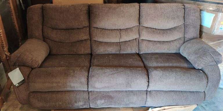 84" Wide Upholstered Manual Recliner | Open Box
