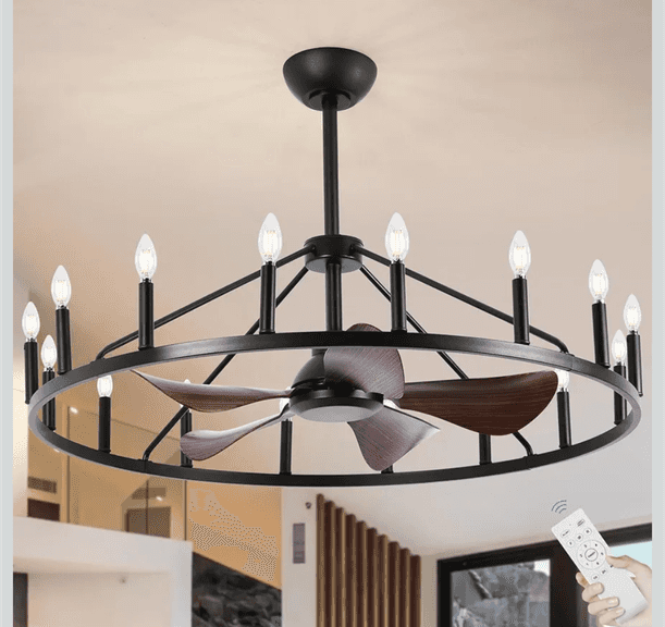 44'' Large Ceiling Fan With Lights | Open Box - Rio Grande Trade