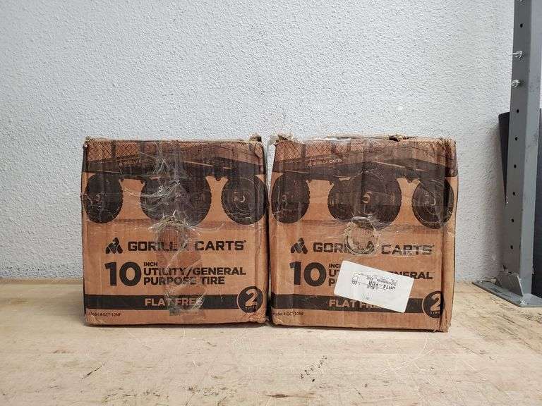Gorilla Carts Flat Free 10" Tires | Open Box