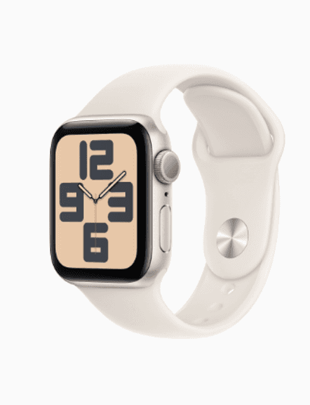 APPLE Watch SE Gen 2 40mm Starlight Aluminum Case With Starlight Sport Band | Like New