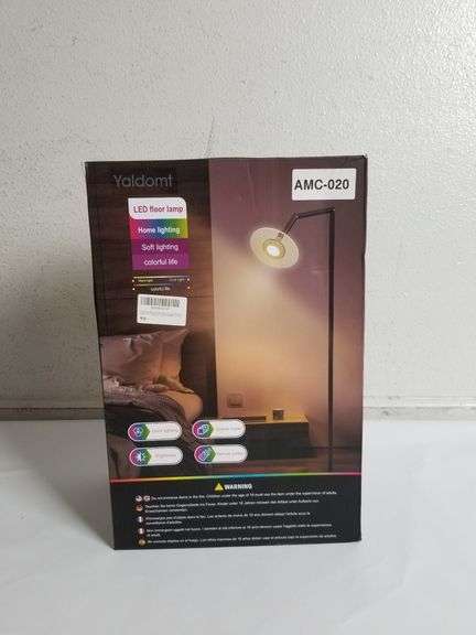 YALDOMT LED Smart LED Floor Lamp Set of 2 | Open Box