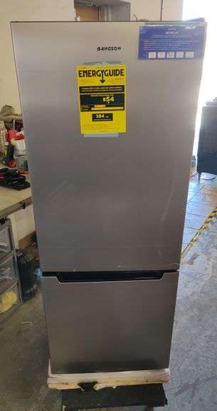 Bangson 7.1 Cu. Ft. Refrigerator Model US-BSR-611, 21.5" W x 54" H x 21" D, Turns On | Open Box