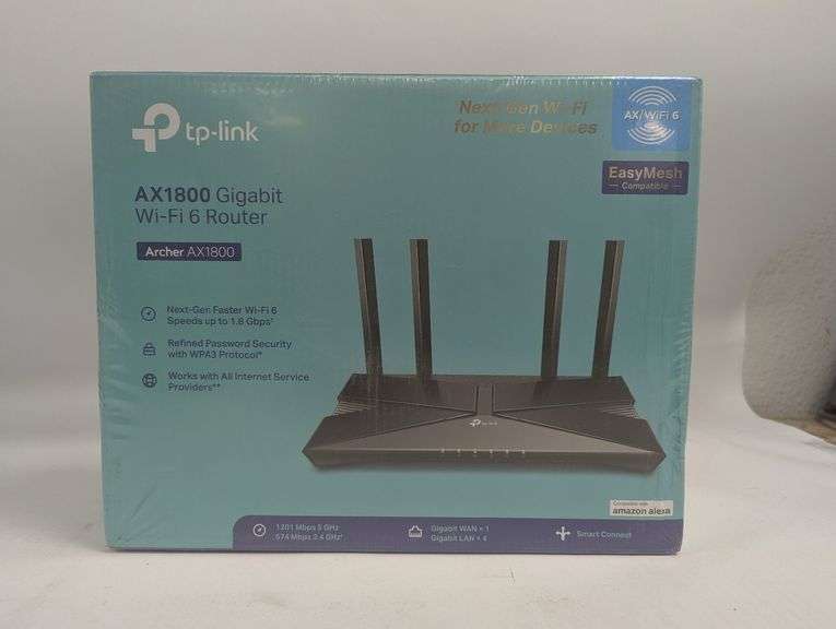 TP-Link Archer AX1800 Gigabit WIFI Router (RL) | Like New | (See ...