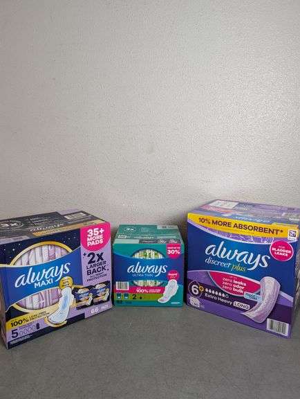Always Blue Pacging ALWAYS Pad Variety Pack | Open Box - Rio Grande Trade