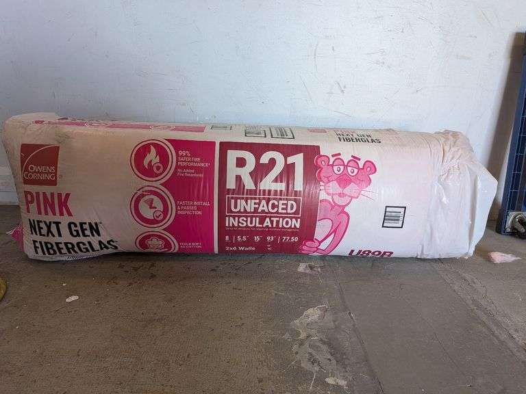 Owens Corning R-21 Un-Faced Fiberglass Insulation Batts 5.5 in. x 15 in ...