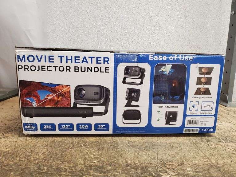 FUGOO Movie Theater Projector Bundle | Like New | (See Condition Notes ...