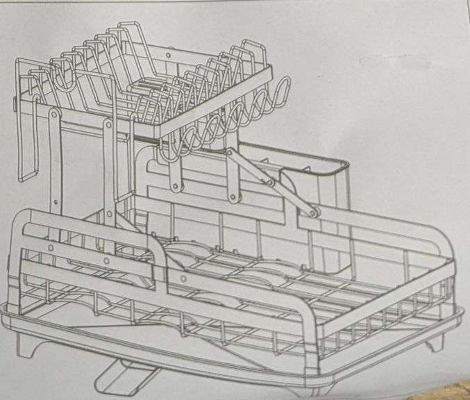 IBEDMAZIE 2 Tier Dish Drying Rack | Open Box | (See Condition Notes ...