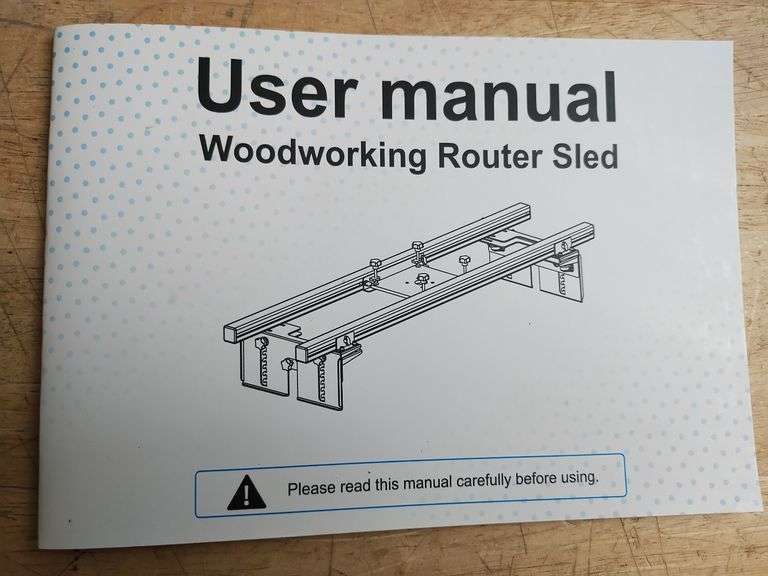 Sled Rails Cd Woodworking Router Sled, Rails 47.2