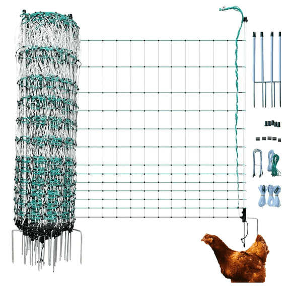 RENTACOOP Poultry Netting Electric Fence, 48