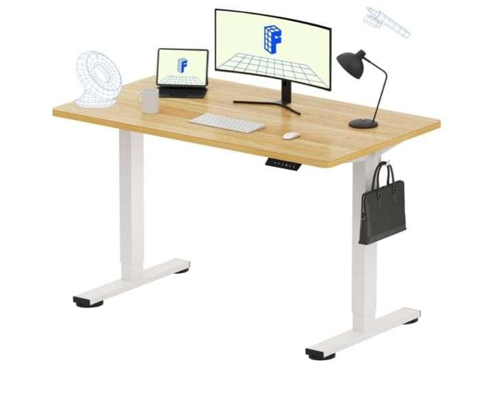 FLEXISPOT Standing Desk Item#: EN1W-4824M (Maple) | Like New | (See Condition Notes)