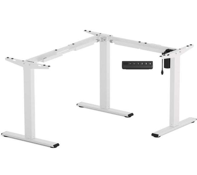 FLEXISPOT Electric L-Shaped Corner Desk Frame | Open Box | (See Condition Notes)