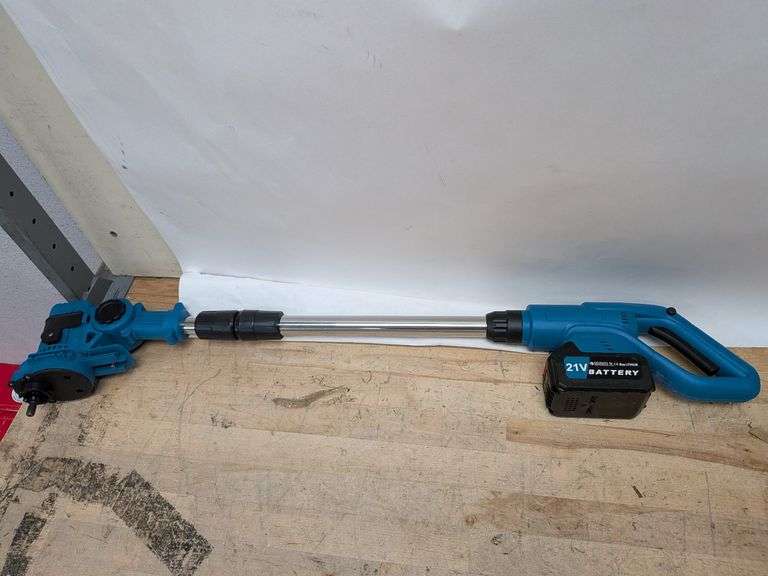 Off. Register Component Cordless Electric Weed Wacker, Teal, 21V (RL) | Damaged | (See ...