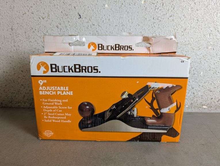 BUCKBROS 9" Adjustable Bench Plane | Open Box | (See Condition Notes ...