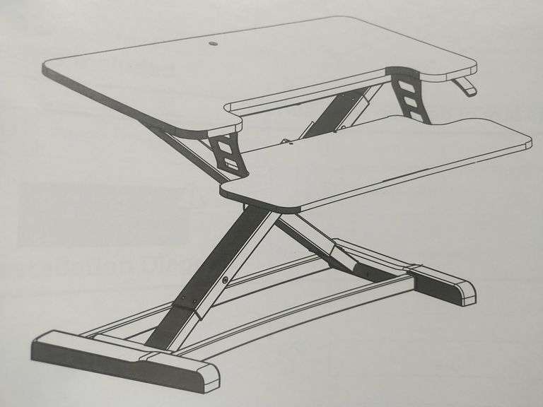 Compuer Moddeling FLEXISPOTS Computer Riser Model: M57B. | Open Box | (See Condition ...