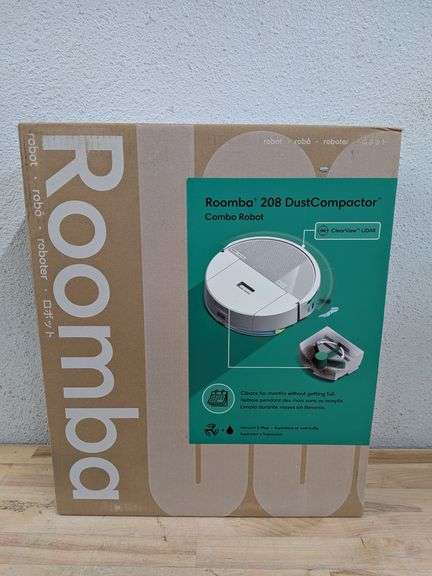 IROBOT Roomba 208 DustCompactor Combo Robotic Vacuum & Mop | Like New ...