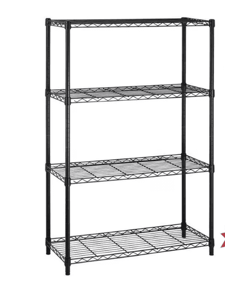 4 Tier Metal Rack Shelve | Open Box | (See Condition Notes) - Rio ...