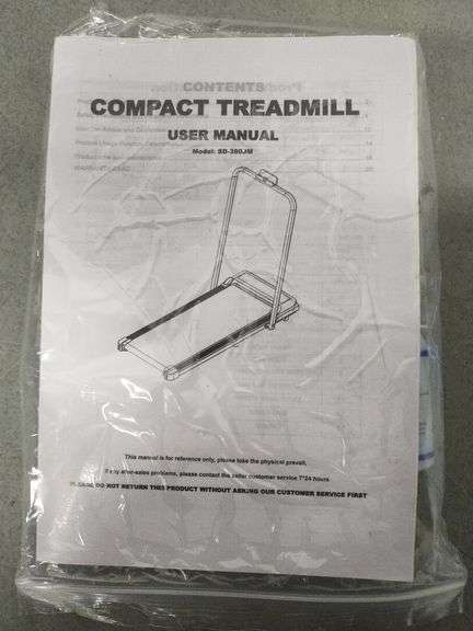 Compact Treadmill | Open Box | (See Condition Notes) - Rio Grande Trade
