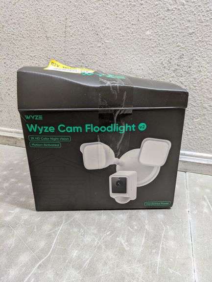 WYZE CAM FLOODLIGHT V2 Hardwired Power | Open Box