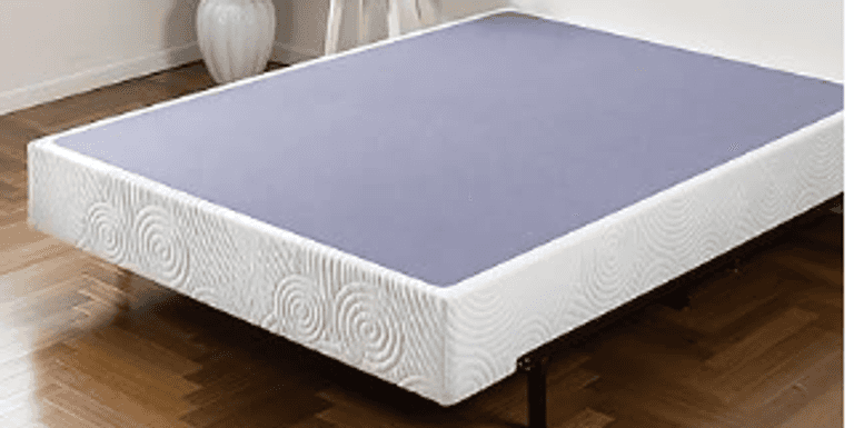 Zinus Metal Box Spring with Wood Slats /9 Inch Queen 79" | Open Box