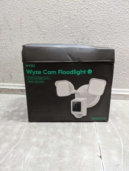 WYZE CAM FLOODLIGHT V2 Hardwired Power | Open Box | (See Condition Notes)