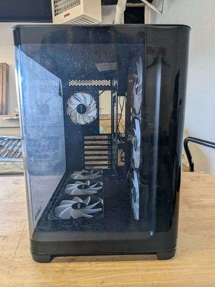 SAMA V60 Mid Tower PC Case, Curved Tempered Glass Panel | Open Box ...